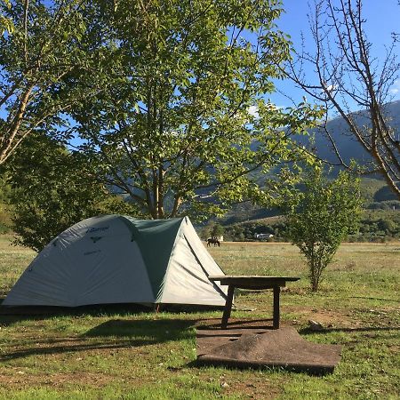 ホテル Albturist Ecocamping Permet & Outdoor Sports Center エクステリア 写真